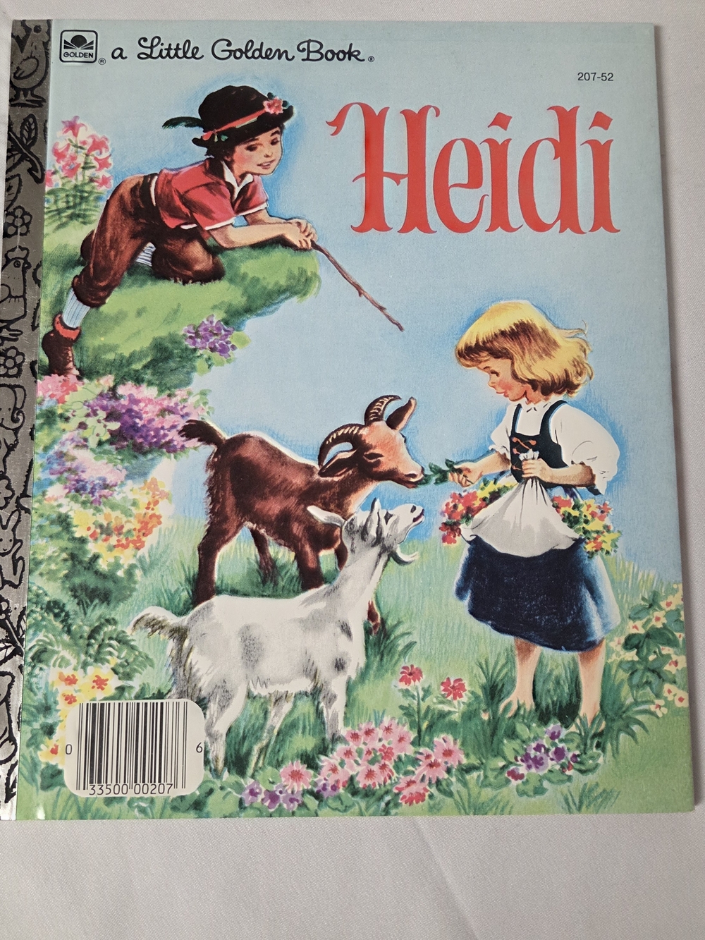 Heidi Johanna Spyri Little Golden Book Vintage 1954